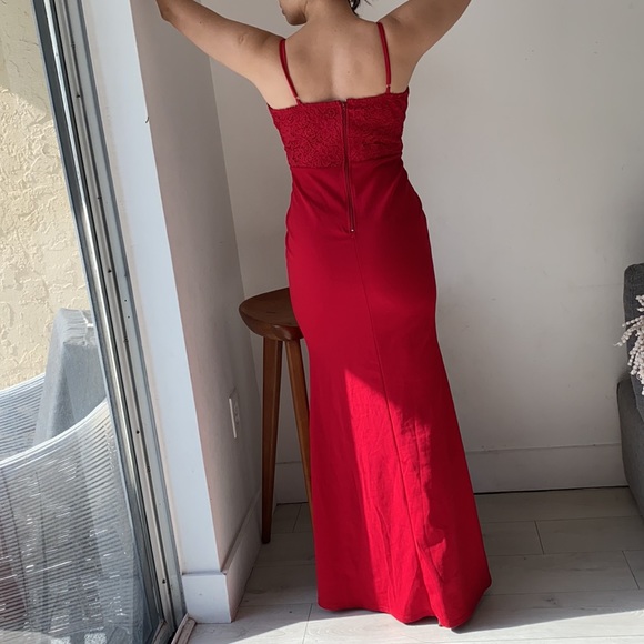 Red long Dress - Picture 2 of 4